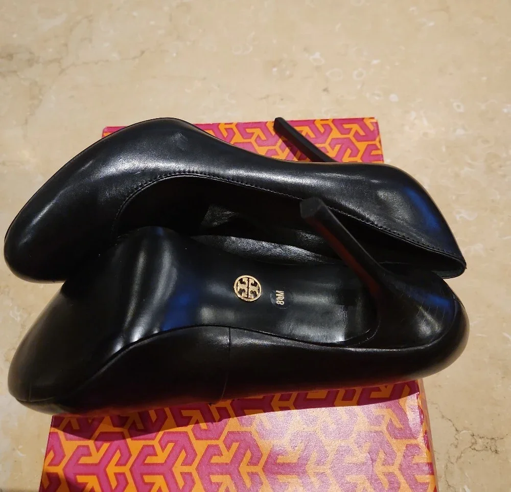 Tory Burch Black Stiletto Pump - Marianne 100mm